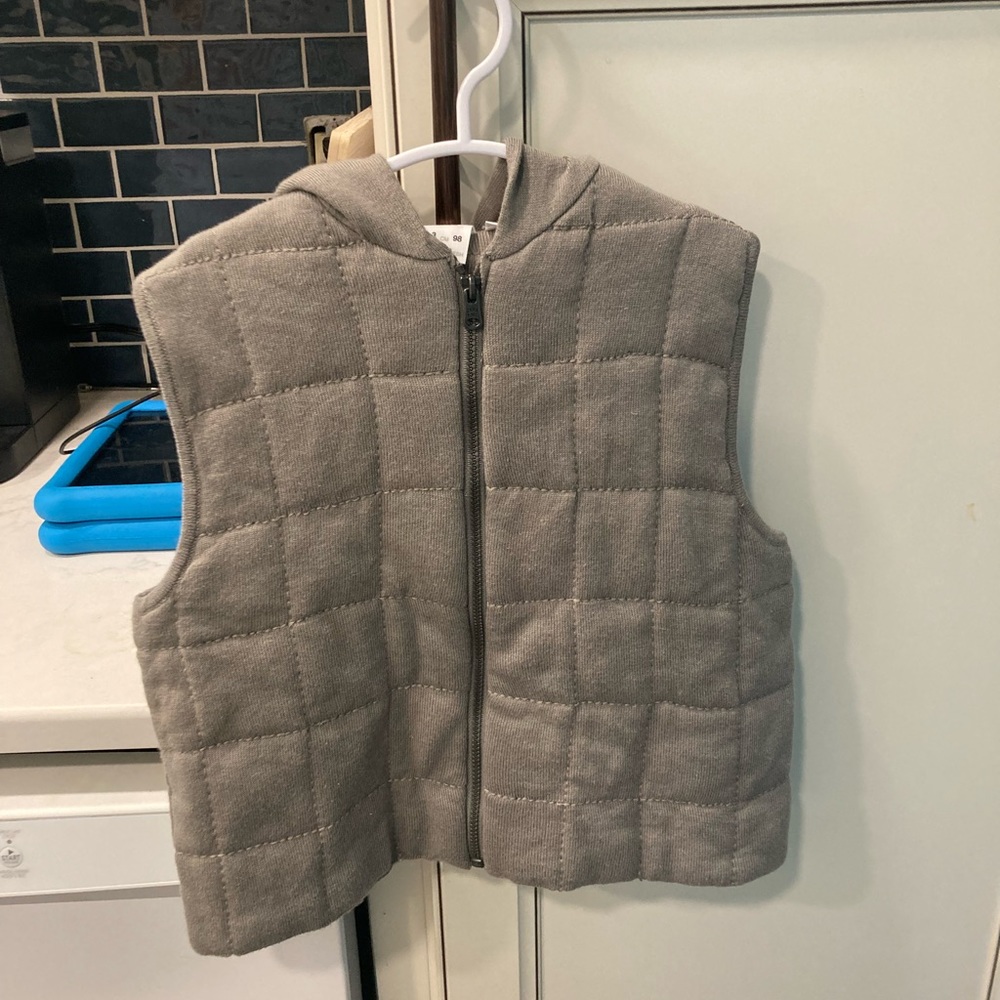 Zara quilted hooded vest